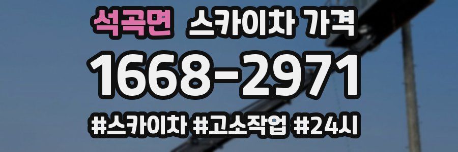 석곡면 스카이차 가격