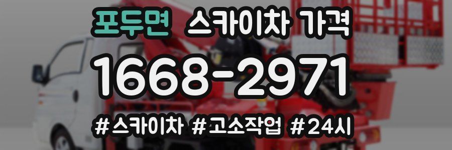 포두면 스카이차 가격