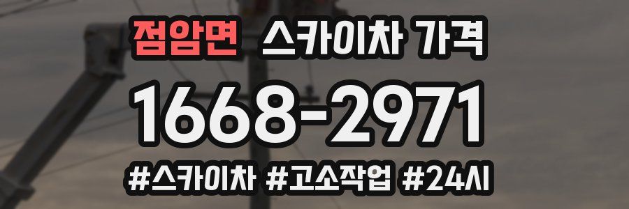 점암면 스카이차 가격