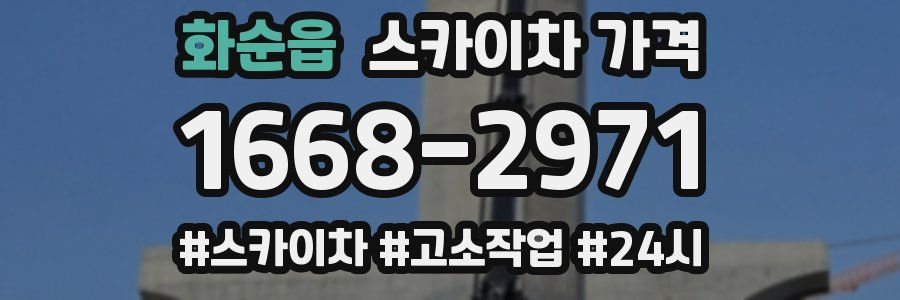 화순읍 스카이차 가격