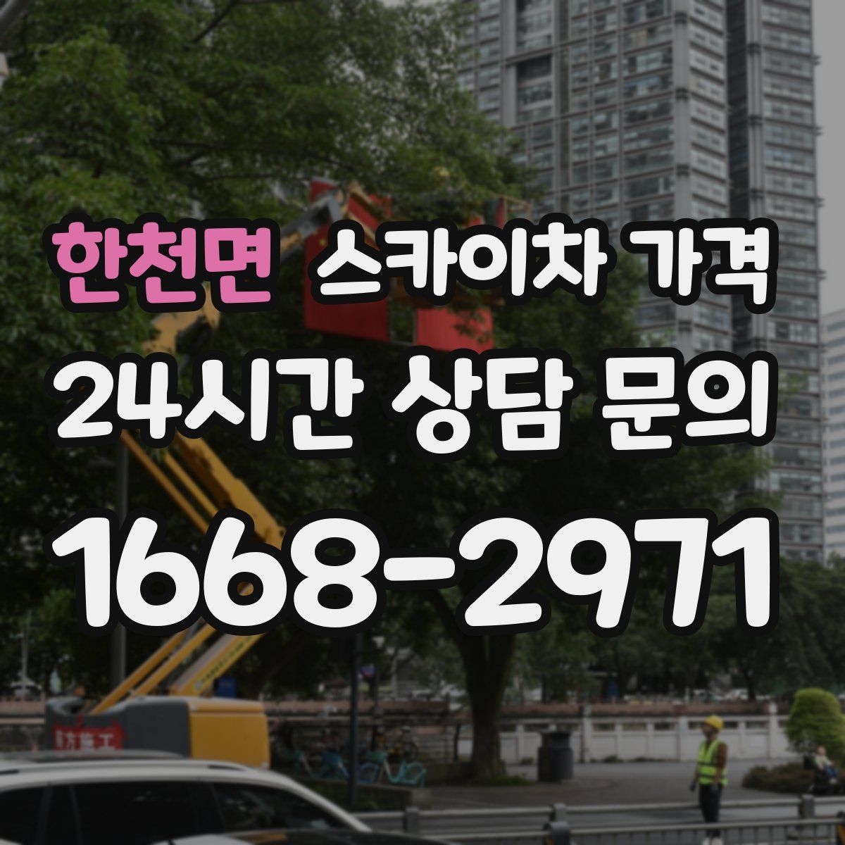 한천면 스카이차 가격