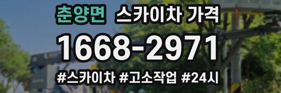 춘양면 스카이차 가격