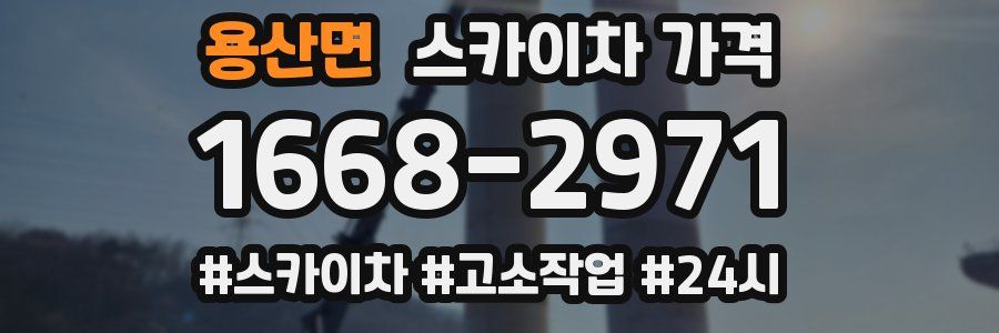 용산면 스카이차 가격