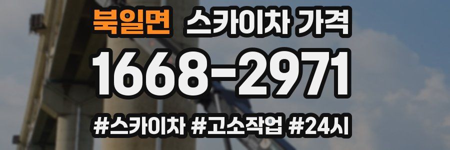 북일면 스카이차 가격