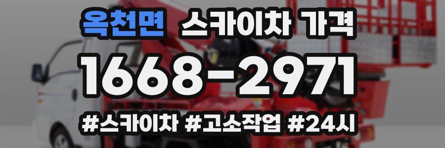 옥천면 스카이차 가격