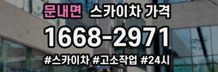 문내면 스카이차 가격