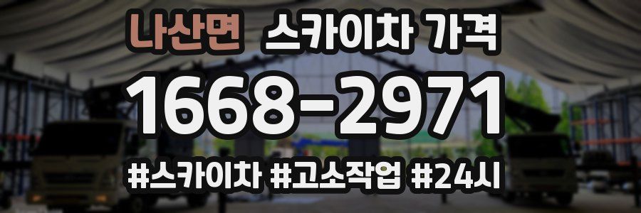 나산면 스카이차 가격