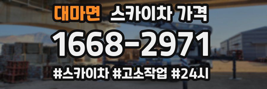 대마면 스카이차 가격