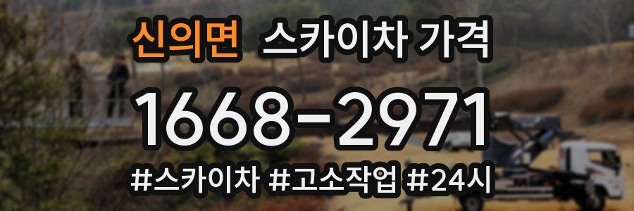 신의면 스카이차 가격