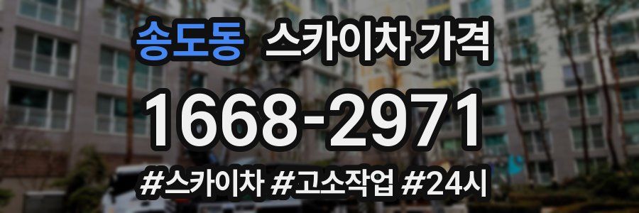 송도동 스카이차 가격