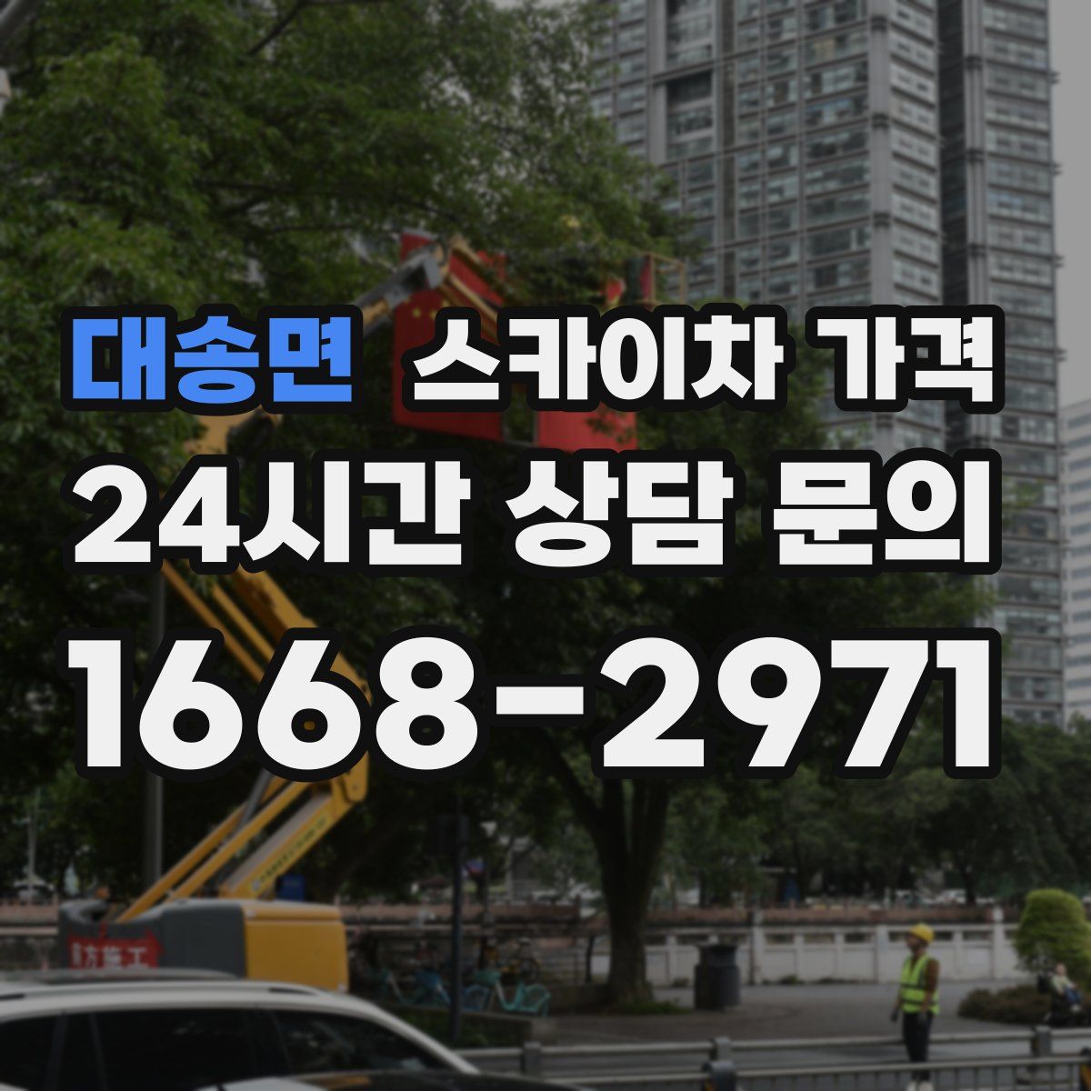 대송면 스카이차 가격