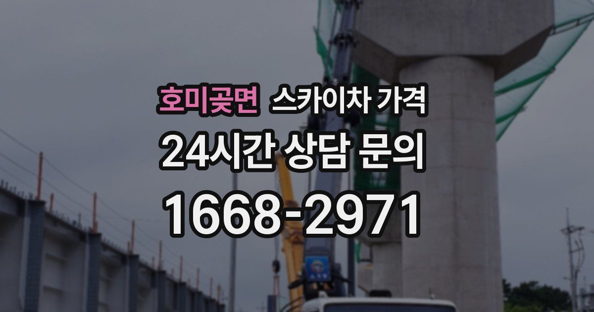호미곶면 스카이차 가격