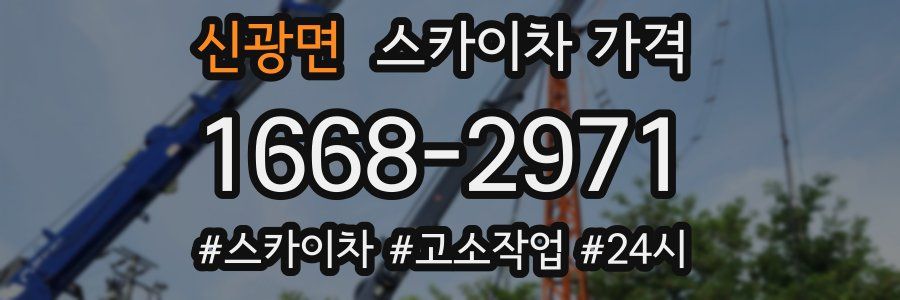 신광면 스카이차 가격