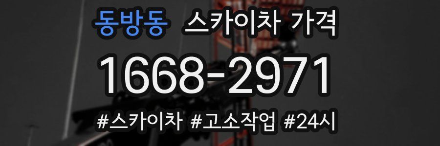 동방동 스카이차 가격