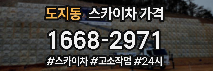 도지동 스카이차 가격