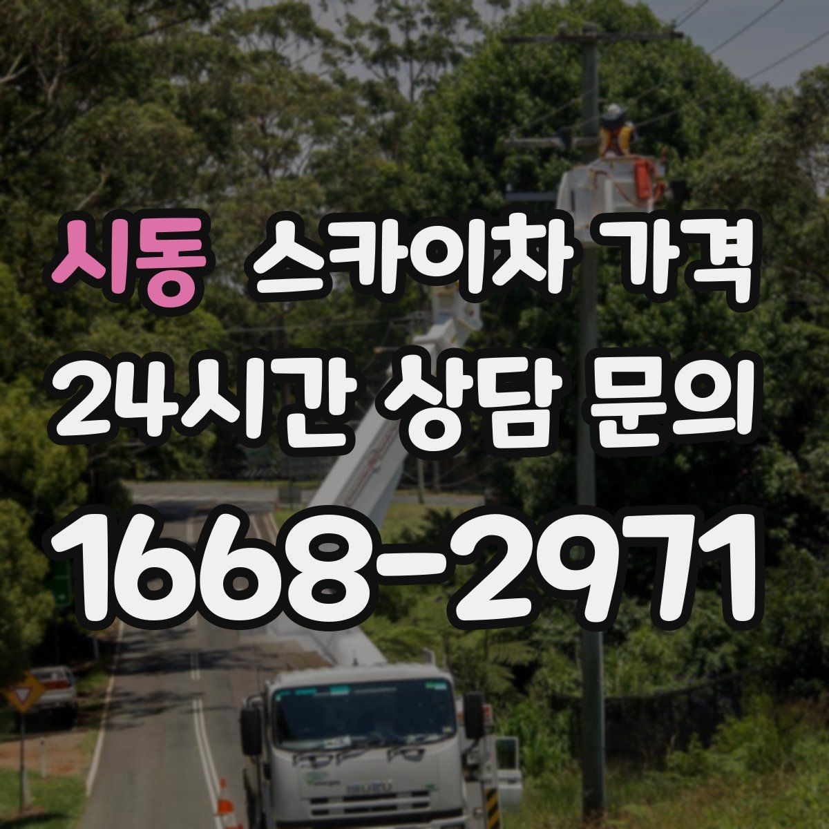 시동 스카이차 가격 옥상 구조물이 많으면 작업이 늘어나는 이유