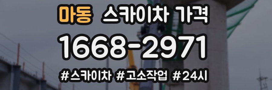 마동 스카이차 가격