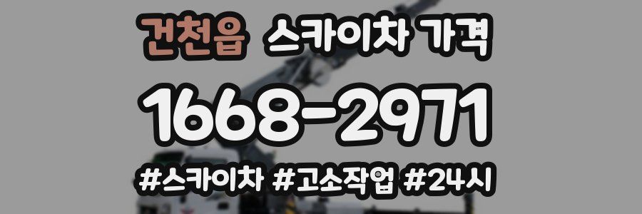 건천읍 스카이차 가격