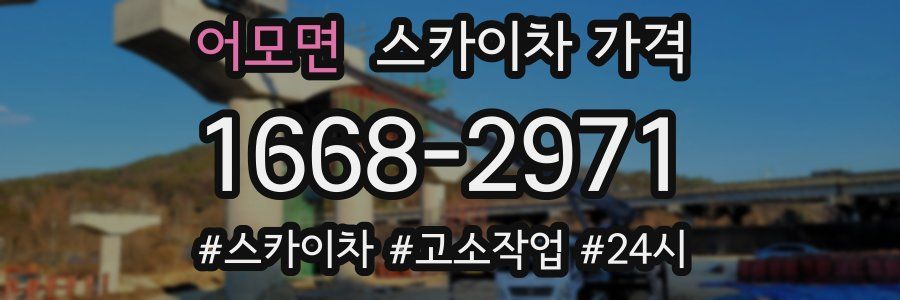 어모면 스카이차 가격