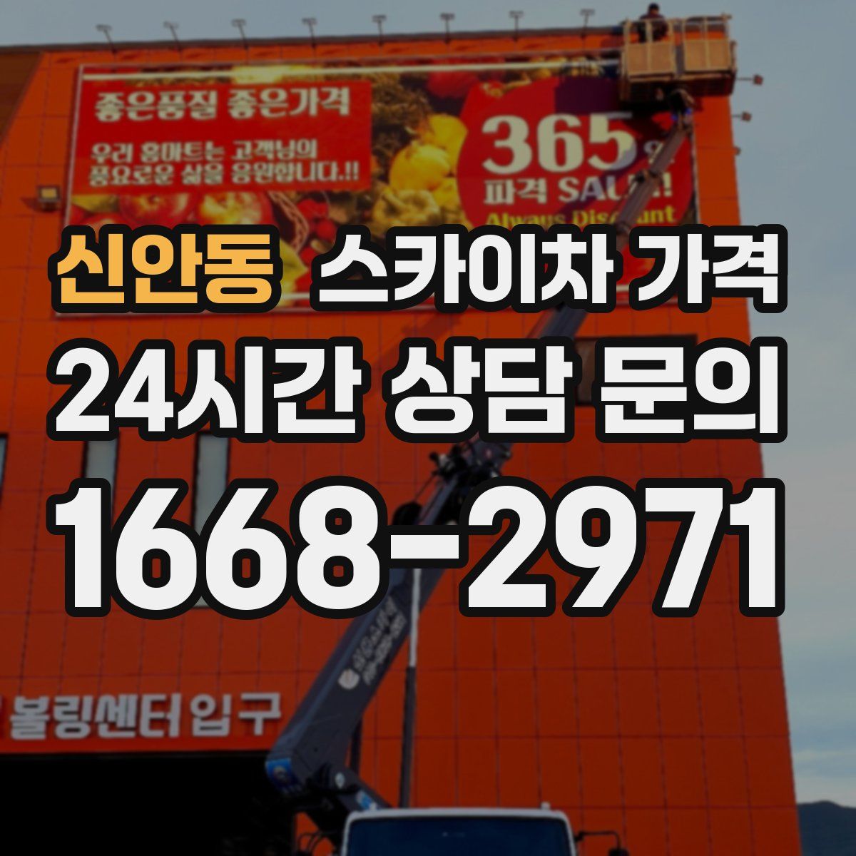 신안동 스카이차 가격