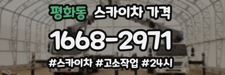 평화동 스카이차 가격