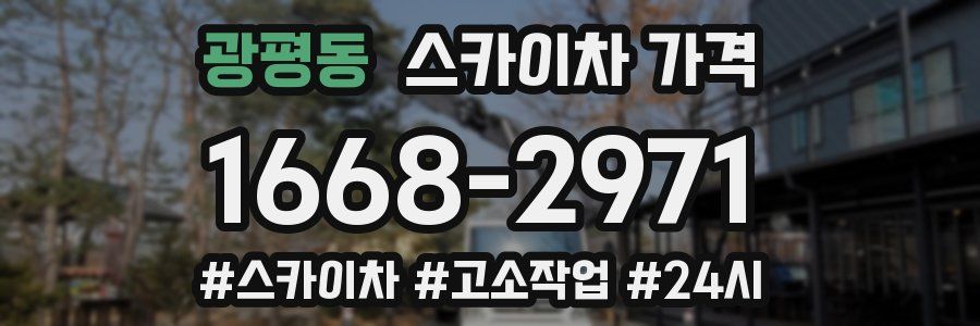 광평동 스카이차 가격