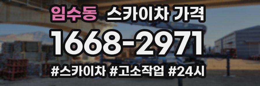 임수동 스카이차 가격