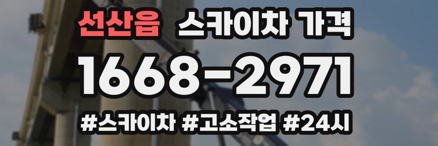 선산읍 스카이차 가격