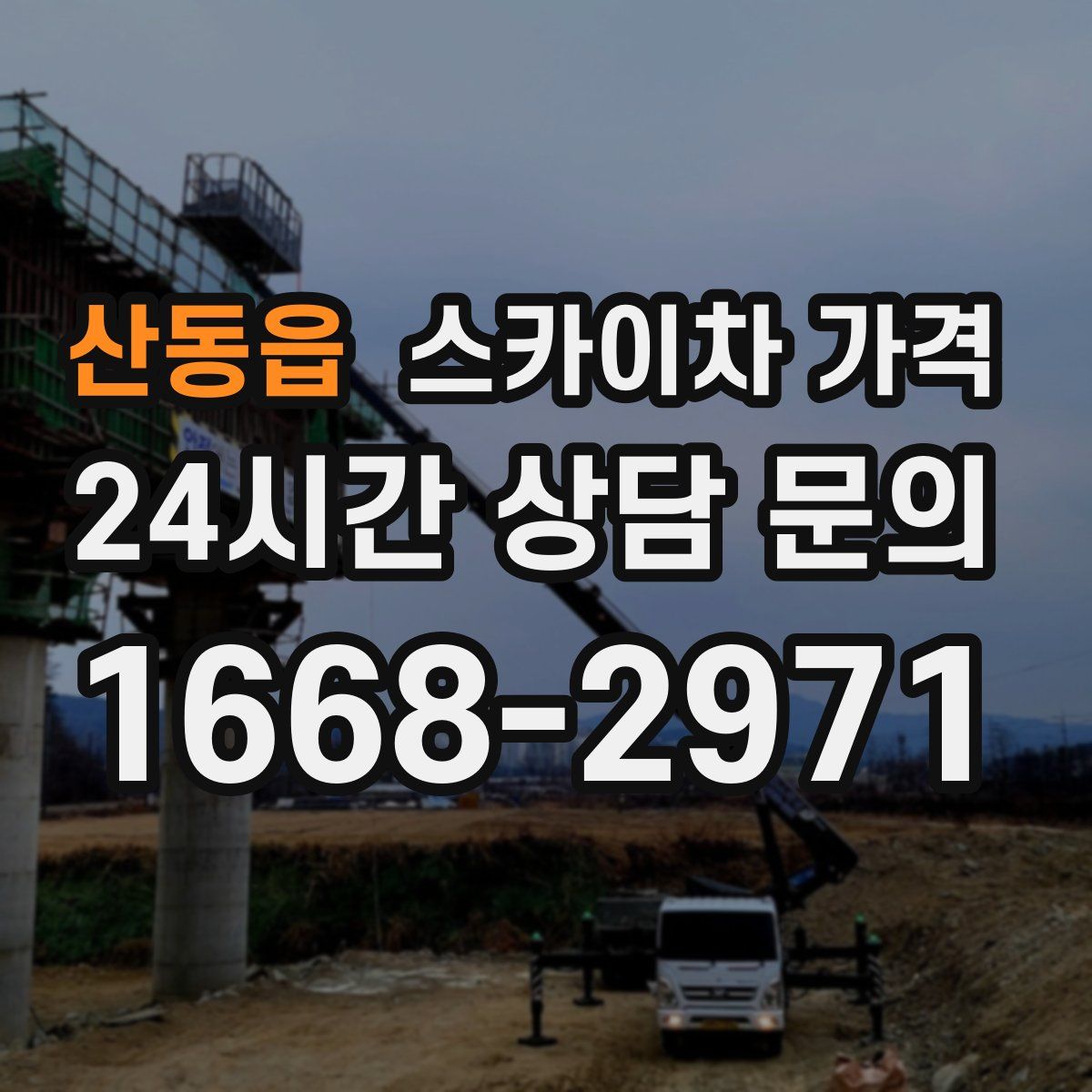 산동읍 스카이차 가격
