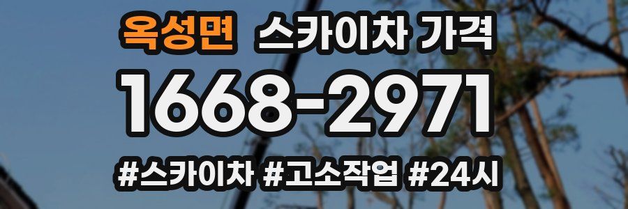 옥성면 스카이차 가격