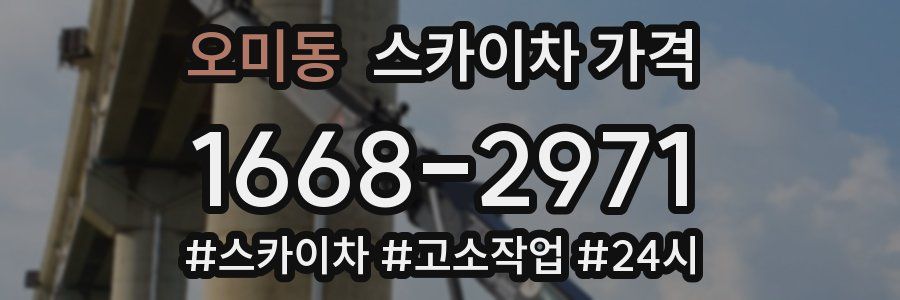 오미동 스카이차 가격