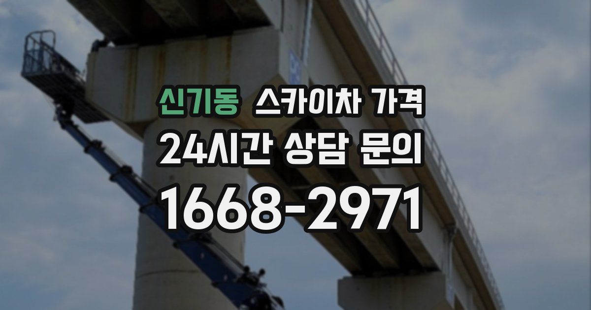 신기동 스카이차 가격