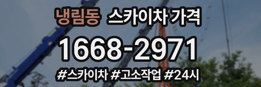 냉림동 스카이차 가격