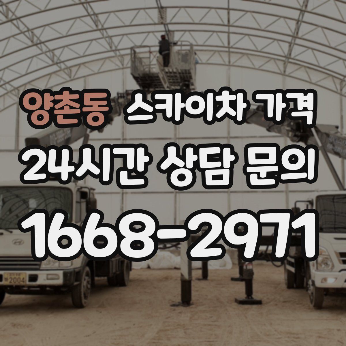 양촌동 스카이차 가격