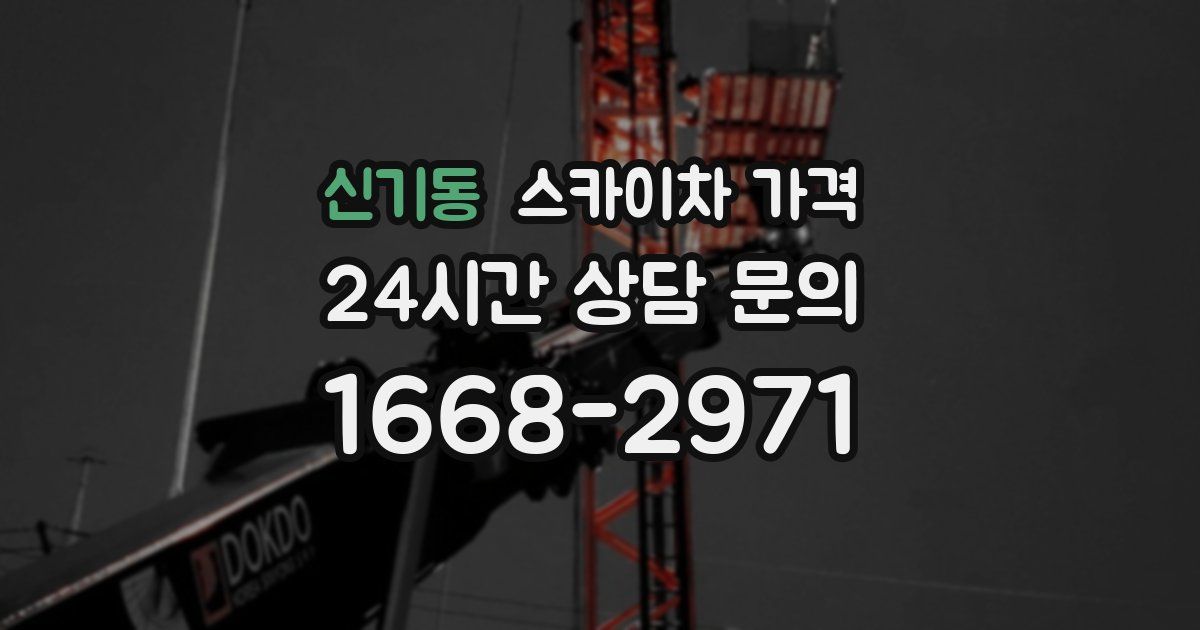 신기동 스카이차 가격