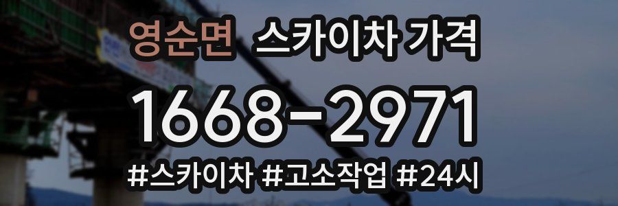 영순면 스카이차 가격