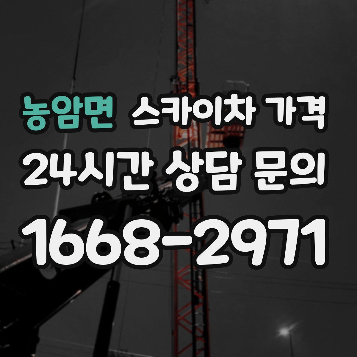 농암면 스카이차 가격