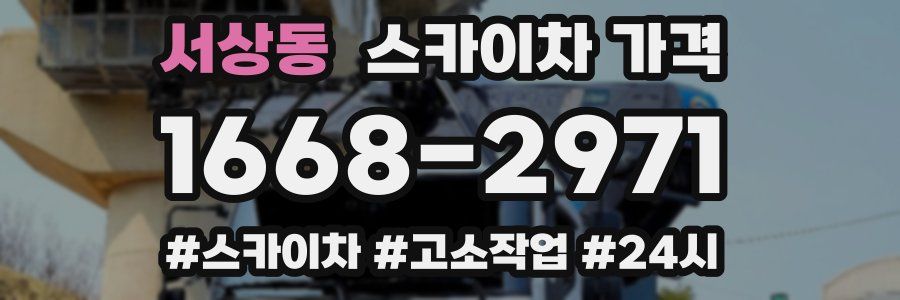 서상동 스카이차 가격