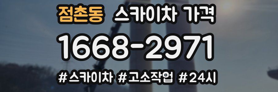 점촌동 스카이차 가격