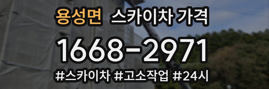용성면 스카이차 가격