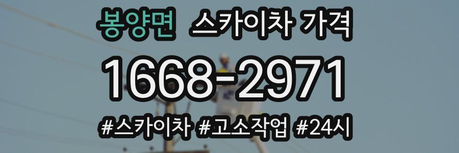 봉양면 스카이차 가격