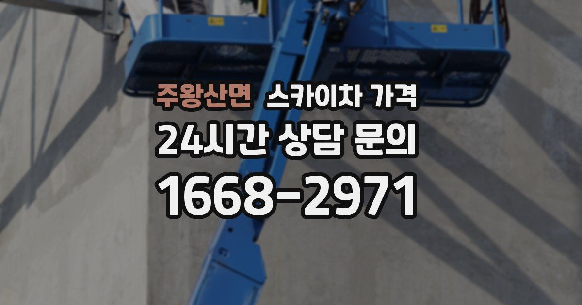 주왕산면 스카이차 가격