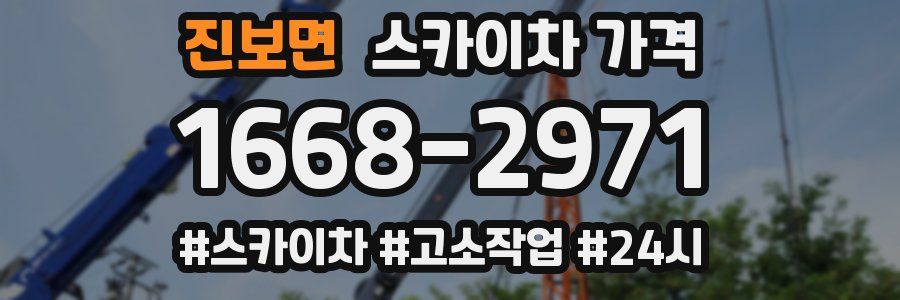 진보면 스카이차 가격