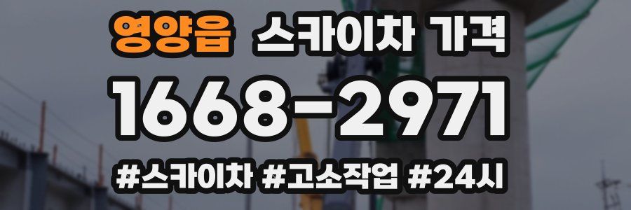 영양읍 스카이차 가격