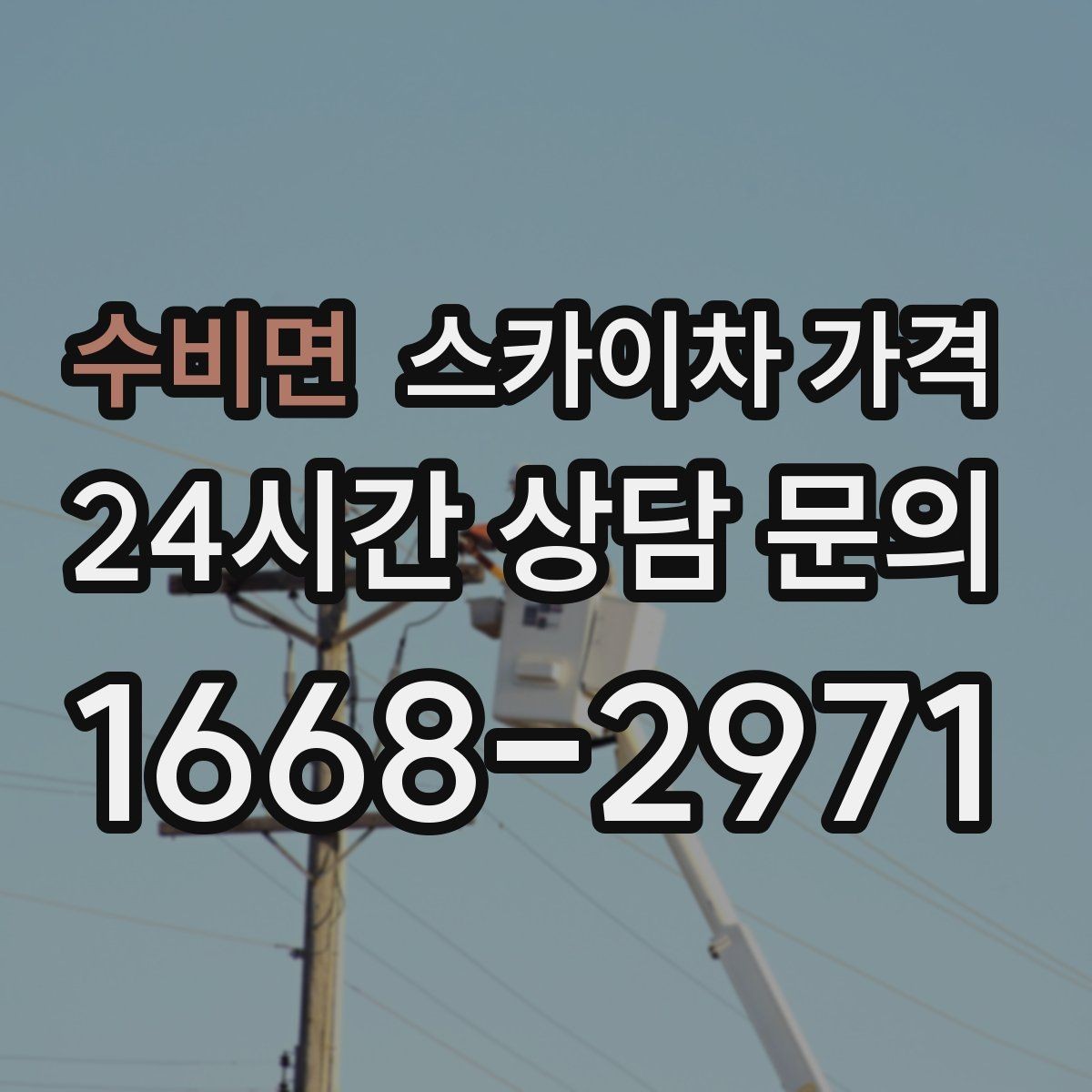 수비면 스카이차 가격 나무 가지치기 작업은 어떤 기준으로 볼까
