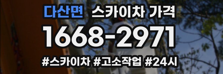 다산면 스카이차 가격