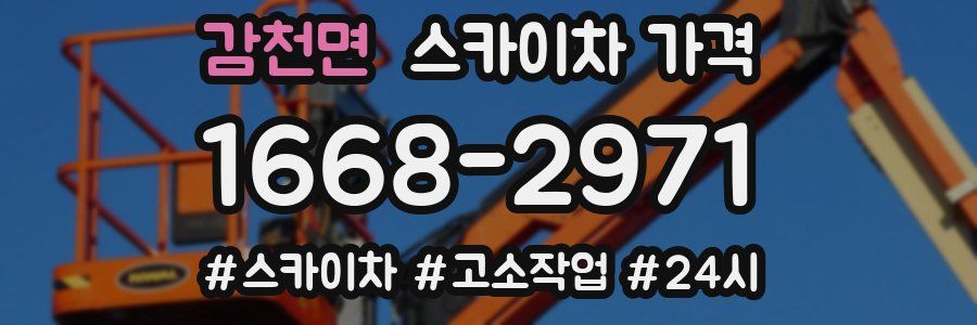 감천면 스카이차 가격