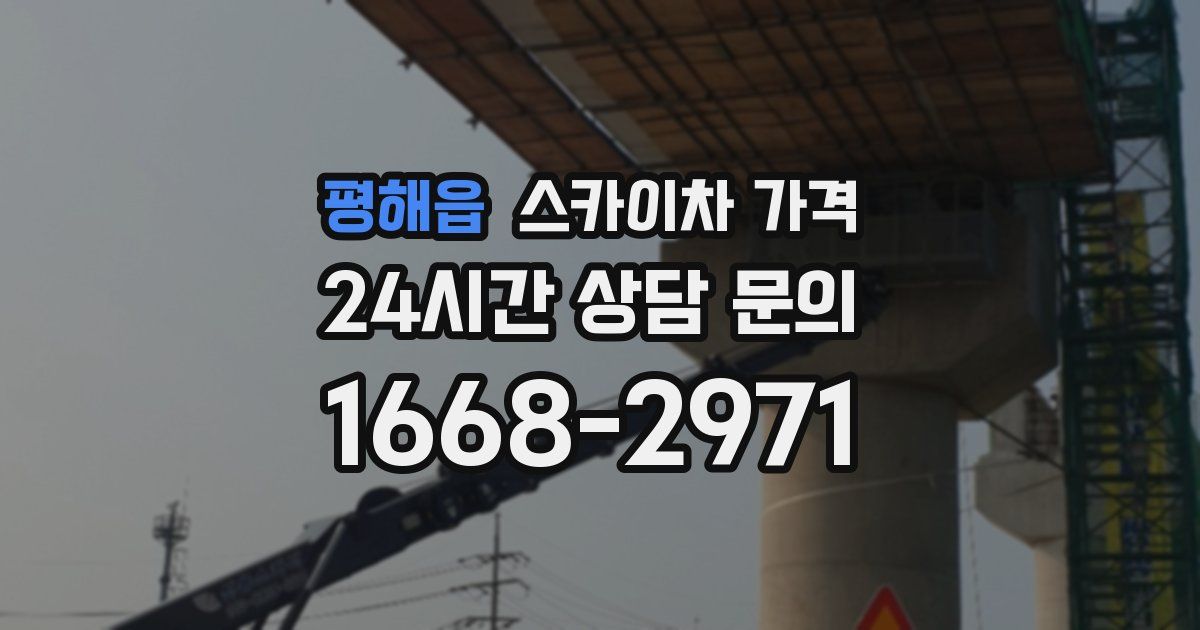 평해읍 스카이차 가격