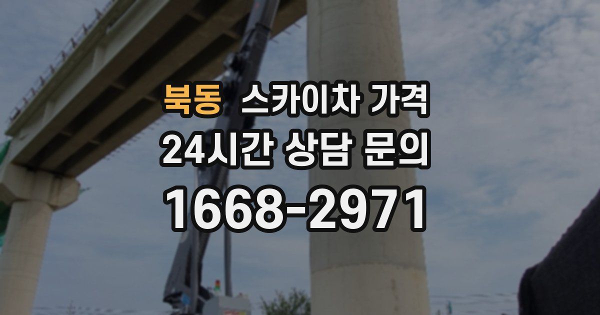 북동 스카이차 가격