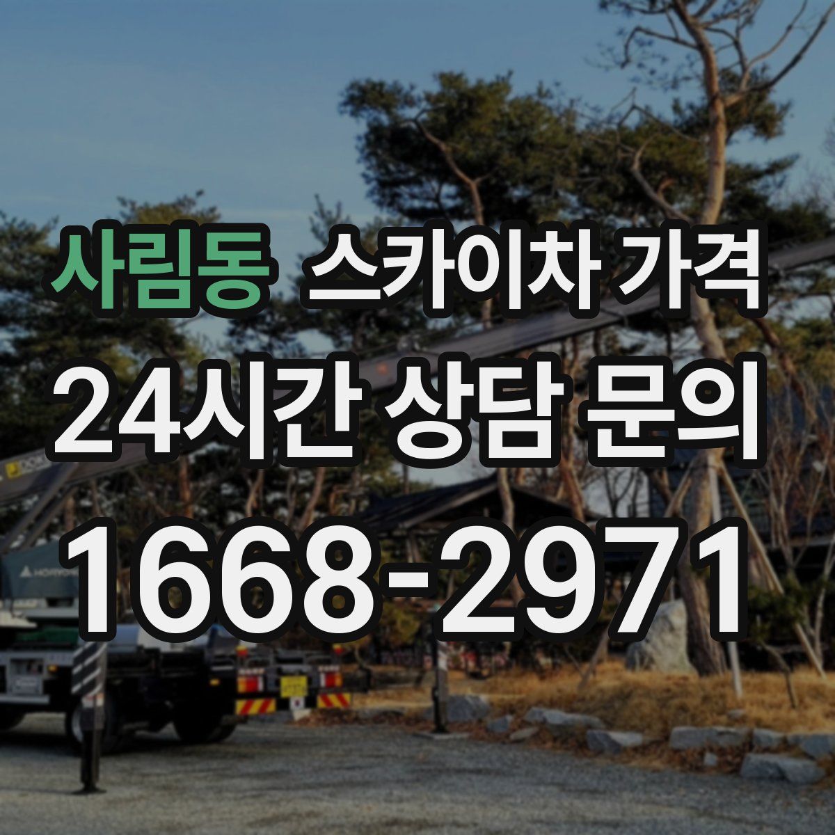 사림동 스카이차 가격